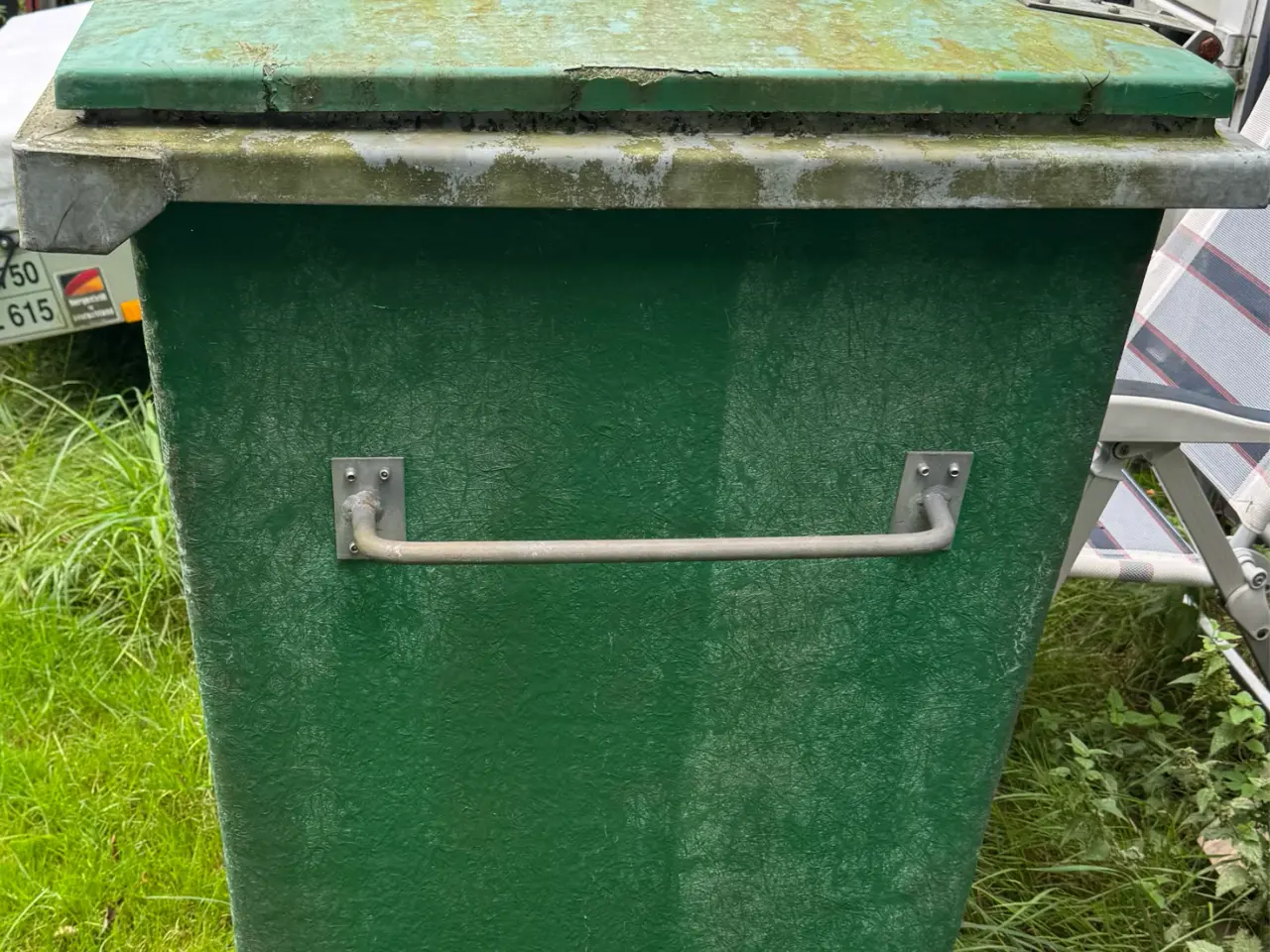 Billede 3 - Stor grøn Affaldscontainer 660 L pæn og ren som ny
