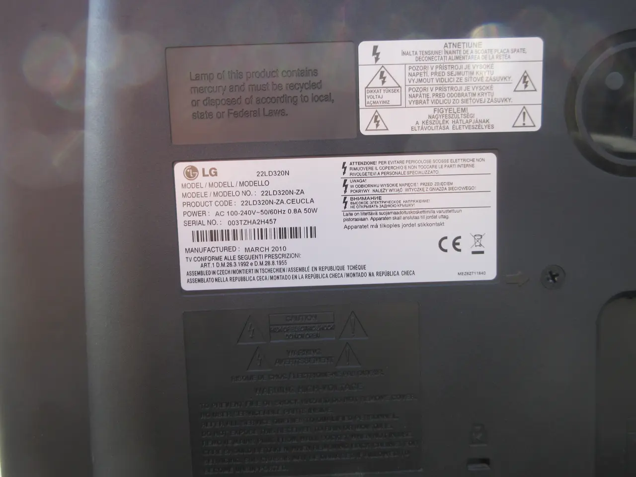 Billede 3 - LG 22 LD320N