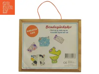 Bondegårdsdyr puslespil (str. 20x17 cm)