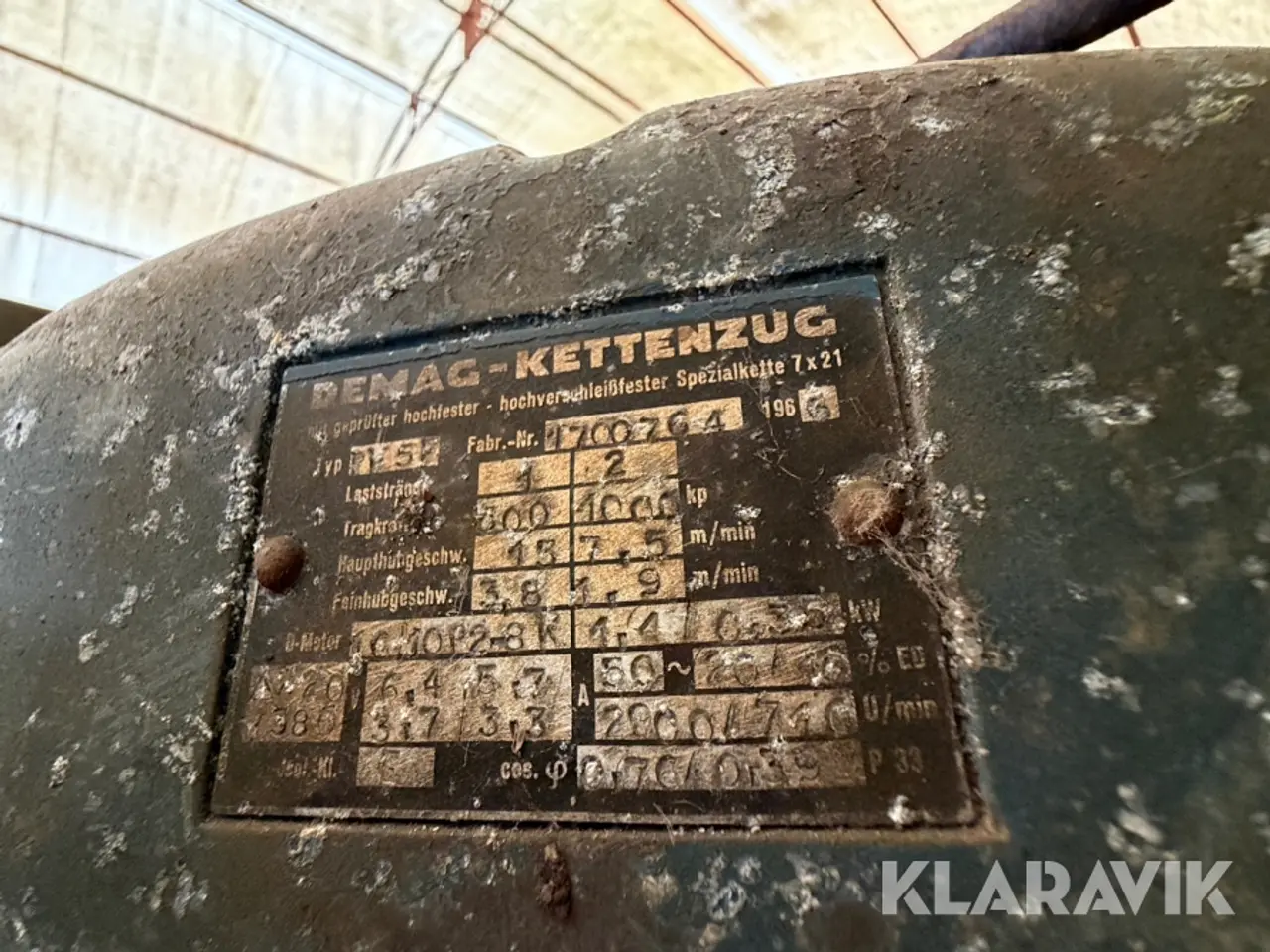 Billede 7 - Elektriske taljer Demag 2 stykker