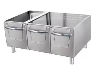Premium skab med dør – tredobbelt – 120 x 90 cm