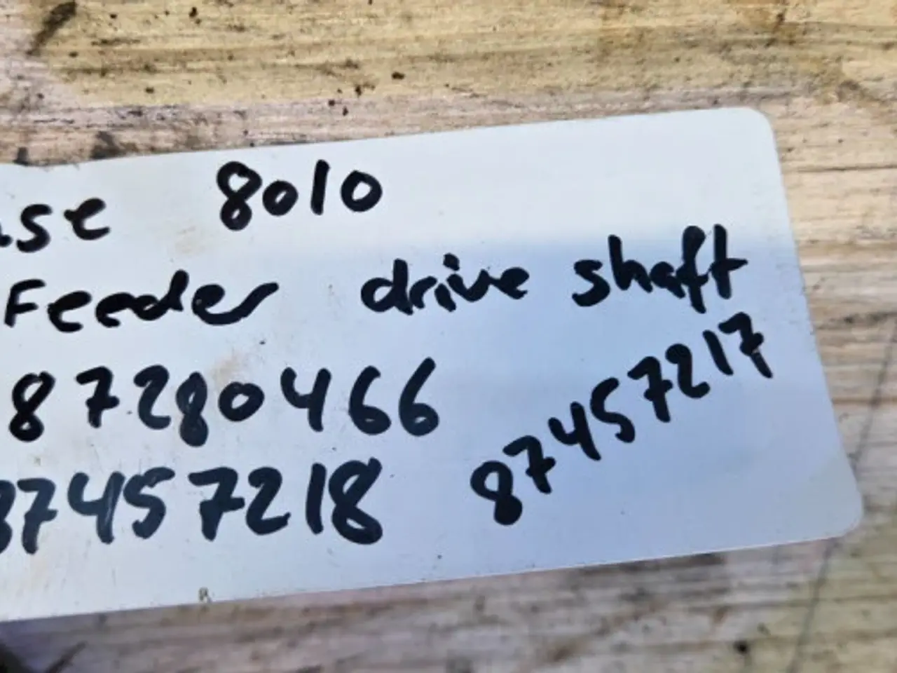 Billede 15 - Case 8010 Drivaksel 87000203