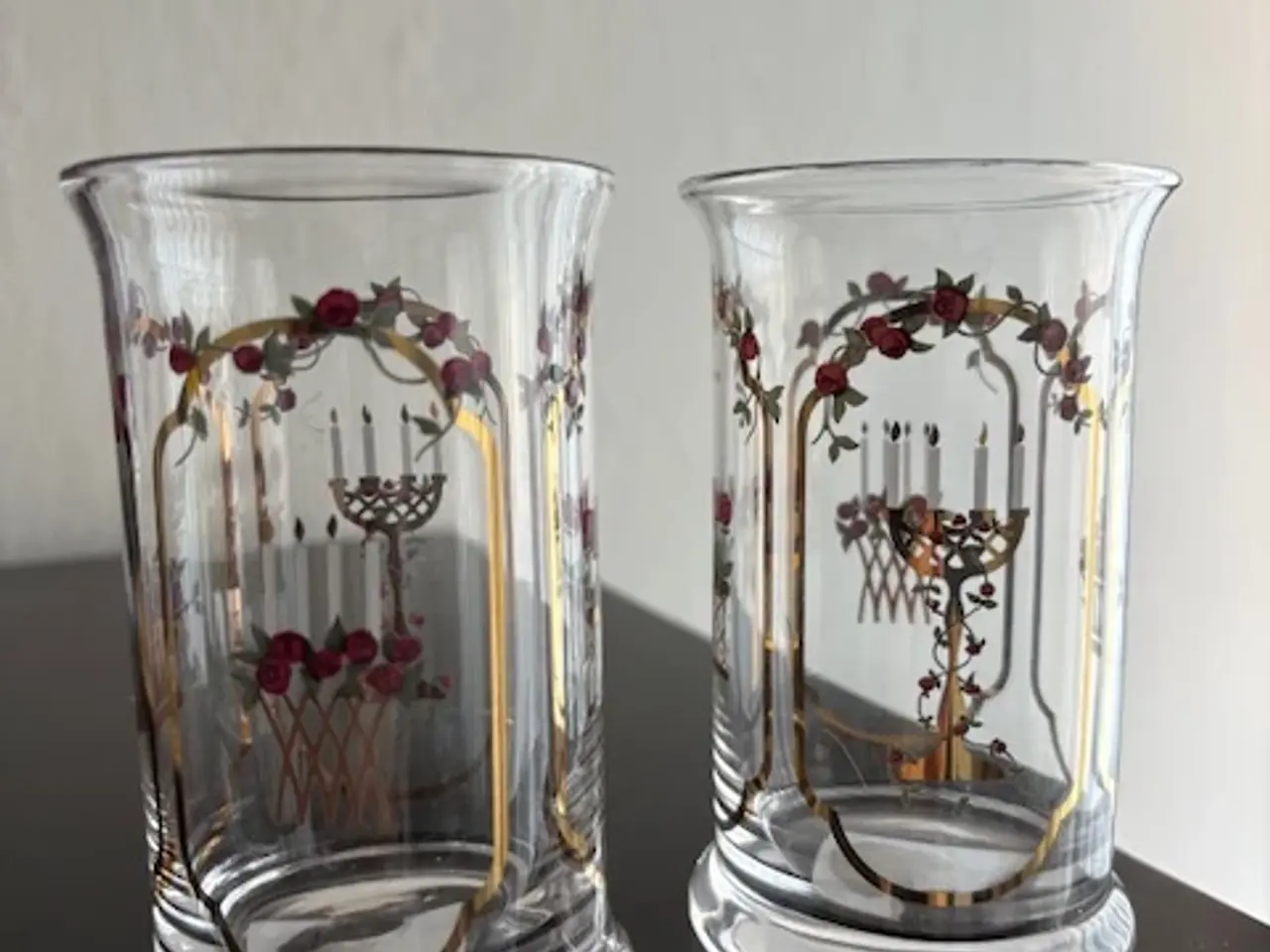 Billede 2 - Holmegaard 2003 Julevandglas og Dramglas
