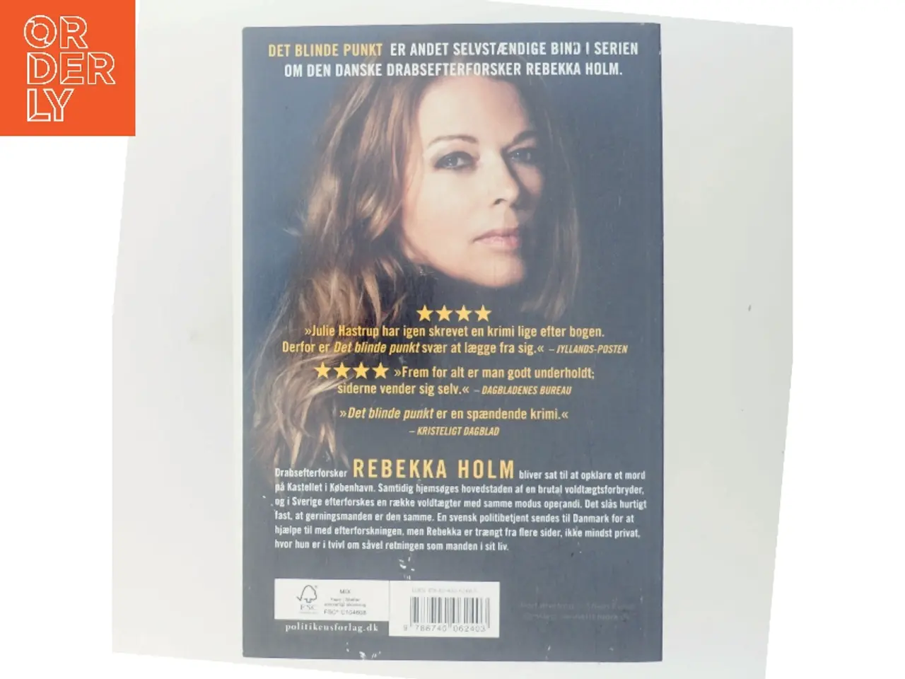 Billede 3 - Det blinde punkt : krimi af Julie Hastrup (Bog)