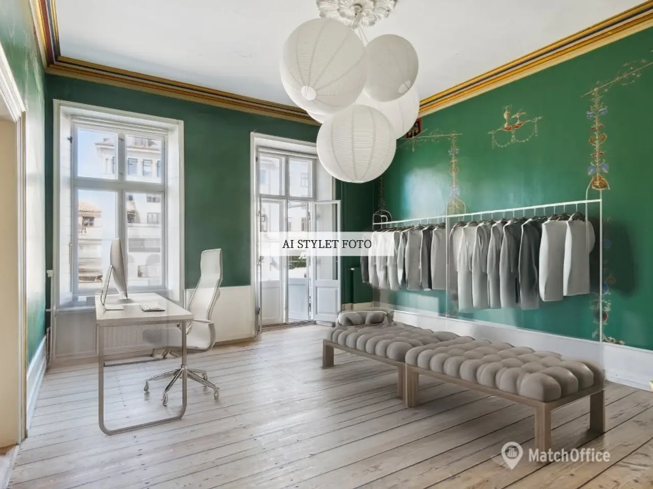 Billede 3 - Lyst og inspirerende kontor med unikke detaljer