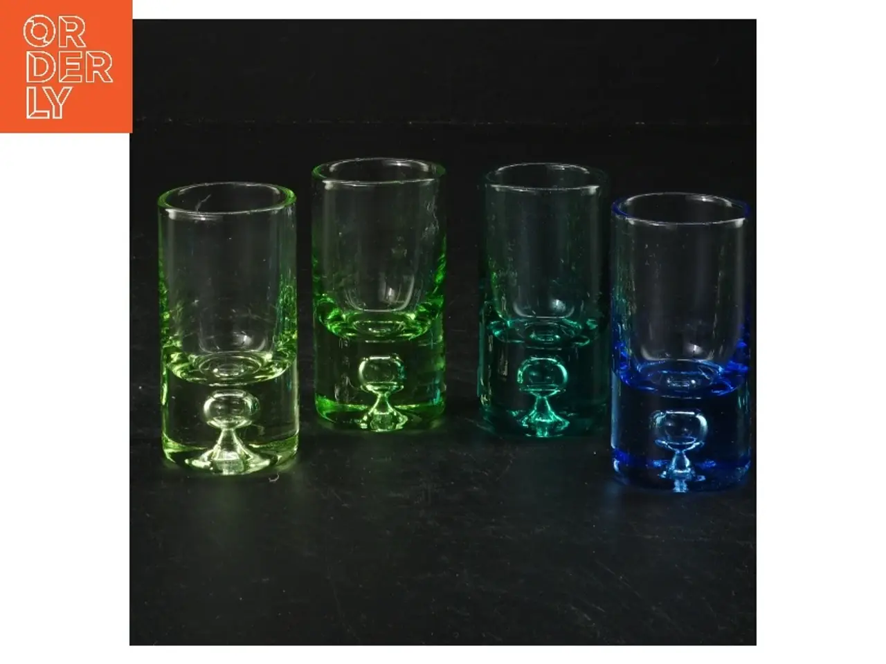 Billede 1 - Farvede shots glas (str. 7 x 4 cm)