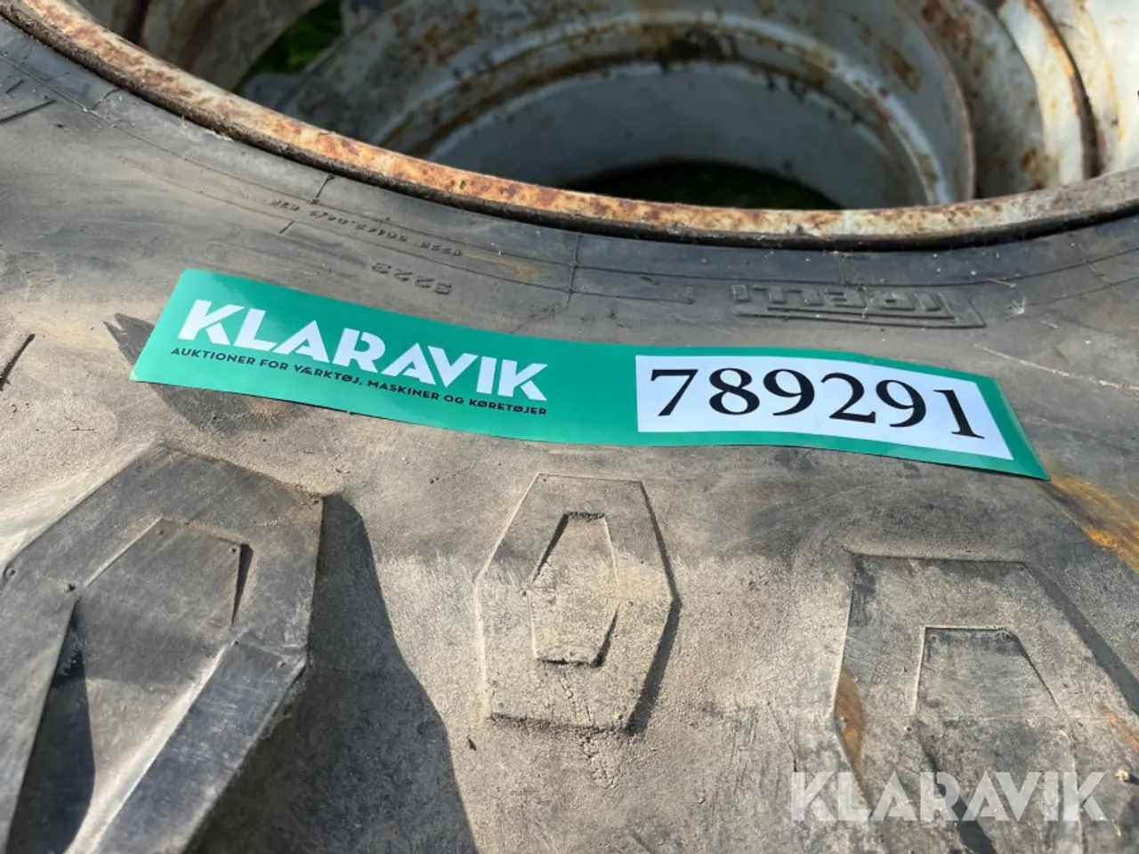 Billede 12 - Traktordæk tvillingehjul med lås Pirelli Radial TM700 2 styk
