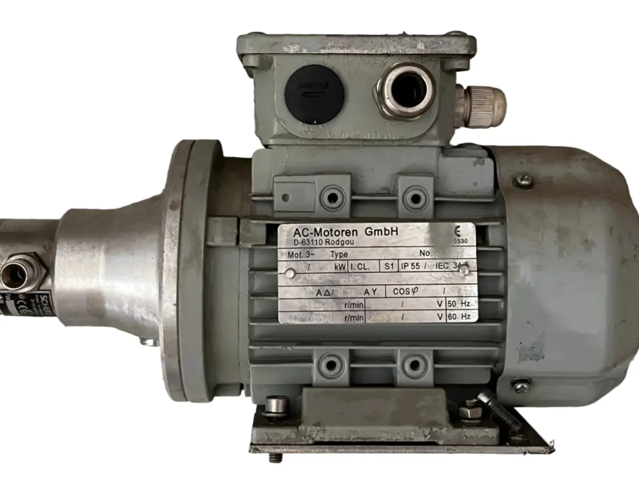 Billede 1 - AC-Motoren GmbH 3-Phase Motor med Scherzinger Pump