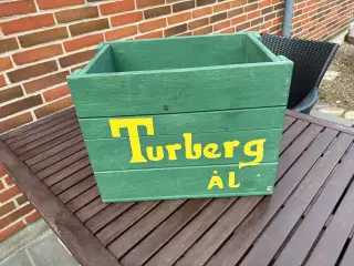 Tuborg træ ølkasse