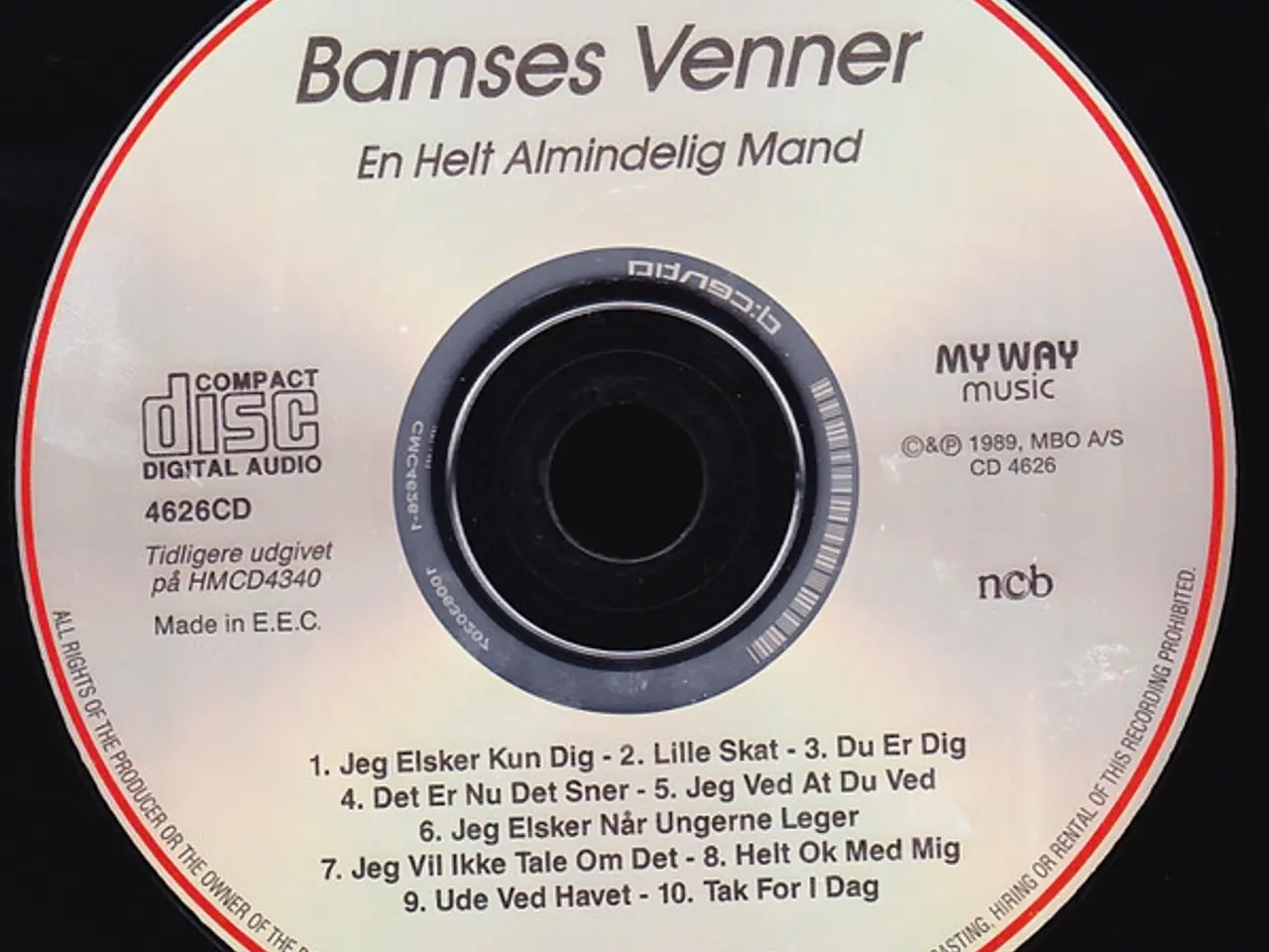 Billede 3 - Bamses Venner – En Helt Almindelig Mand – CD