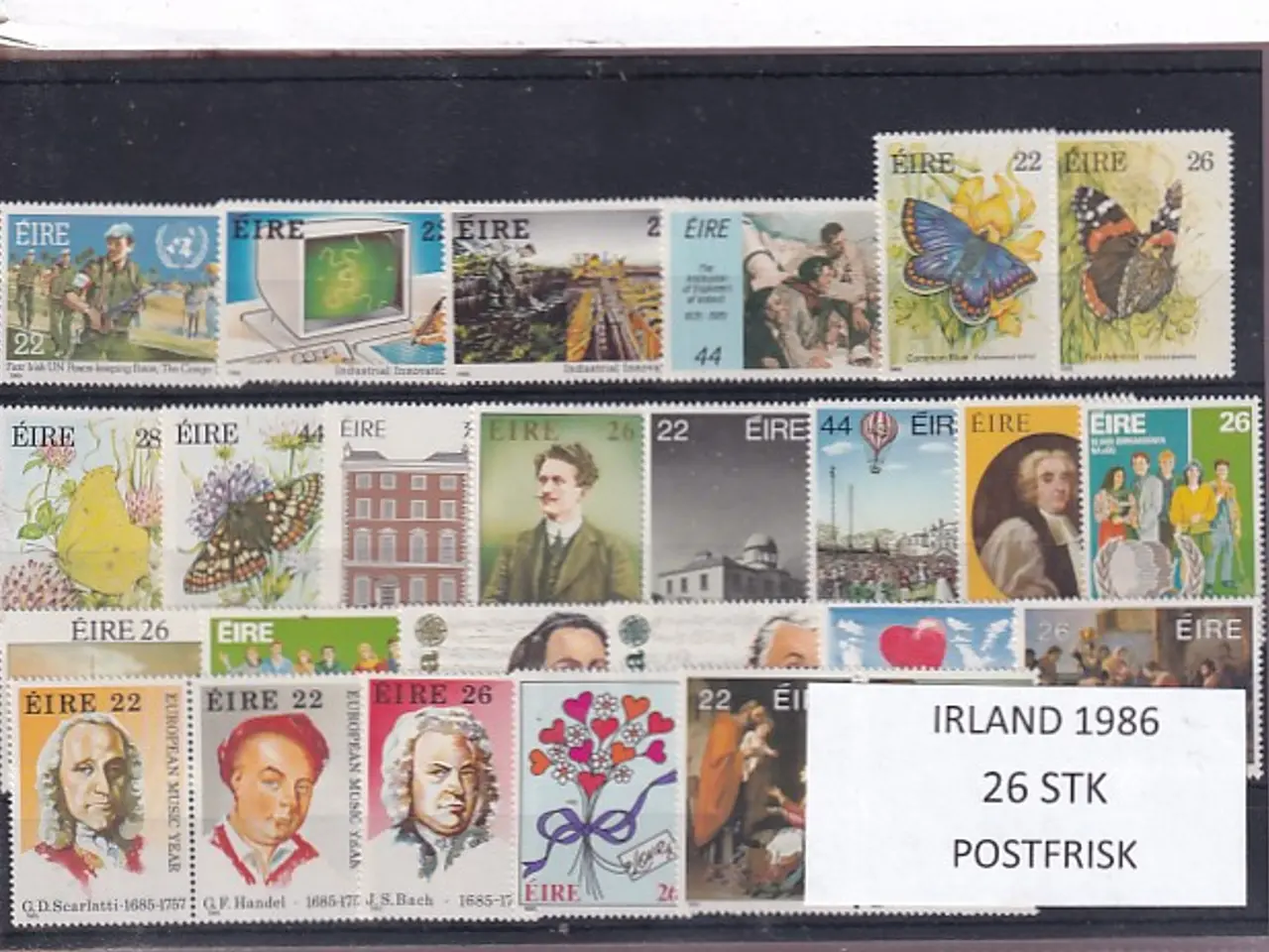 Billede 1 - Irland - 1986 - Komplet - Postfrisk