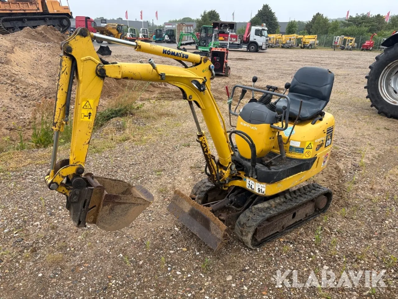 Billede 1 - Minigraver Komatsu PC09-1
