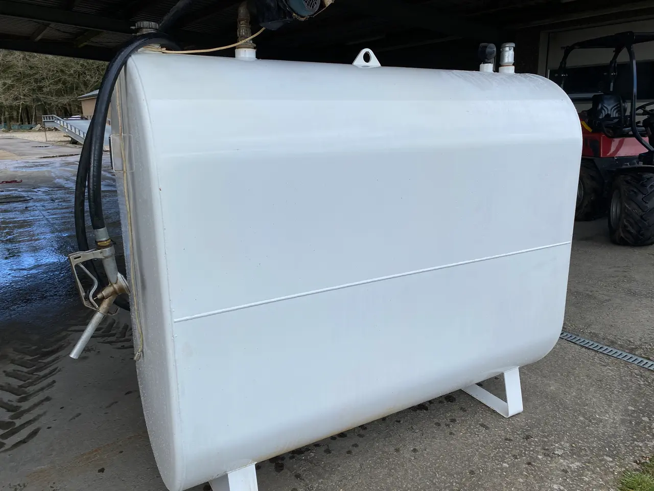 Billede 5 - Roug 1800 liters Olietank. med El pumpe