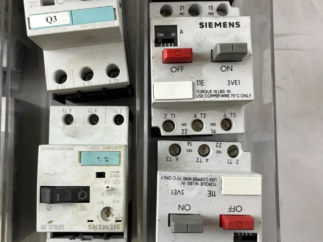Billede 7 - Siemens Motor Starter parti 18pcs 3VE1 3RV 3VU
