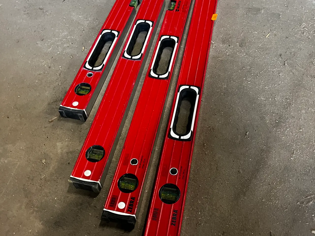 Billede 2 - 4 stk. vaterpas WÜRTH ZEBRA