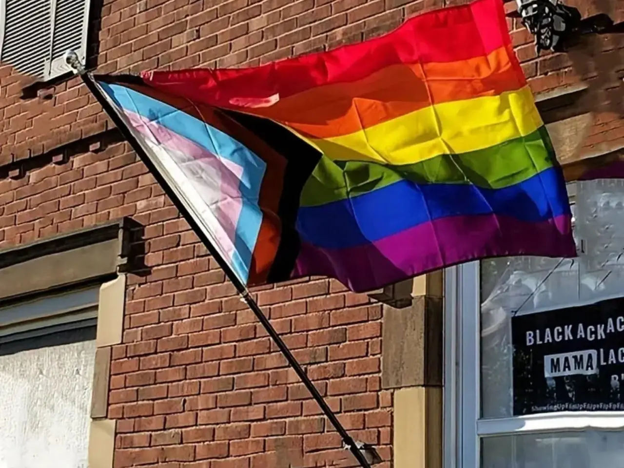 Billede 1 - Pride flag / regnbueflag 90x150 cm
