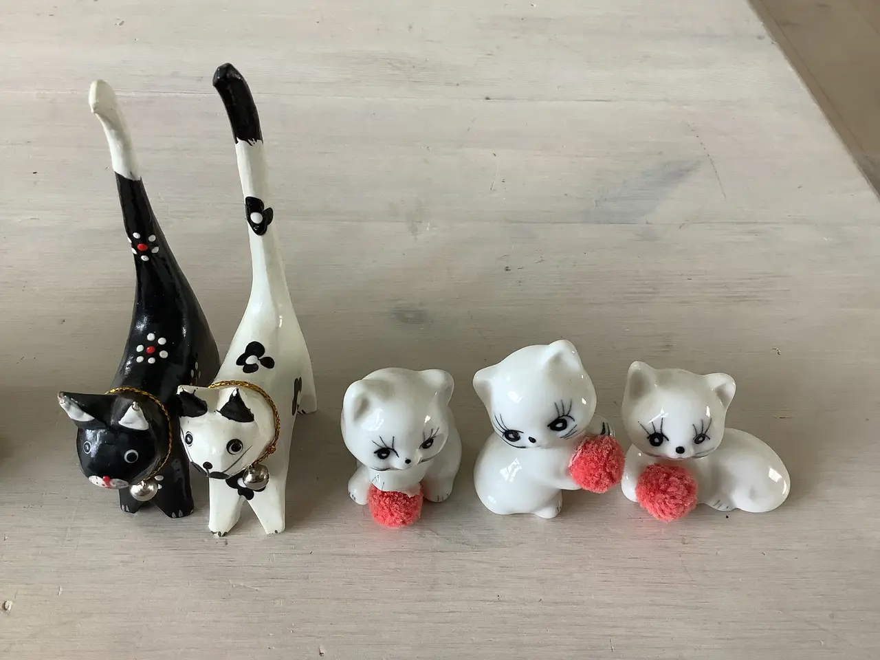 Billede 1 - Katte figur i træ eller andet