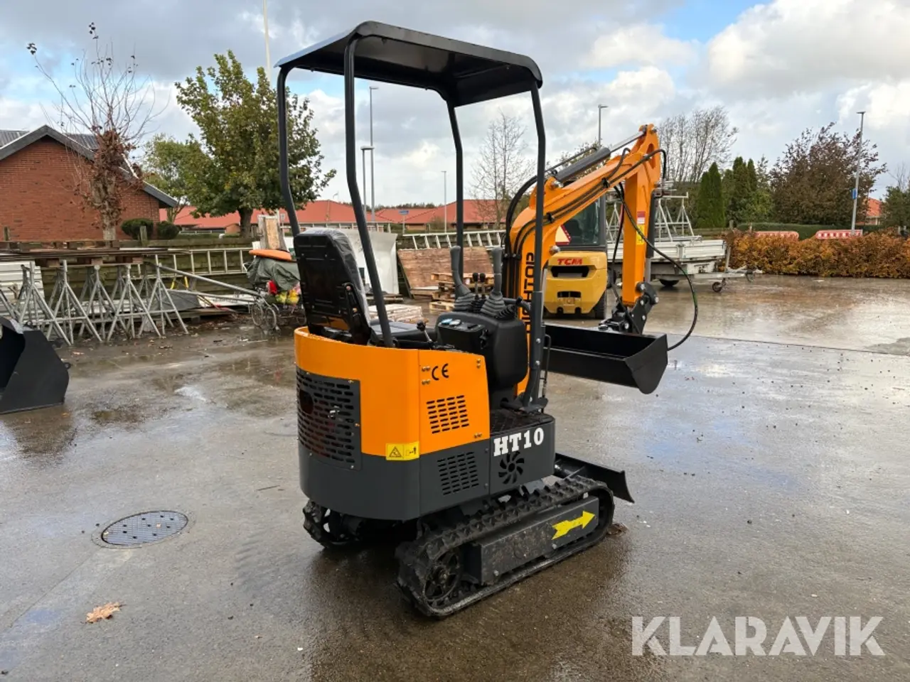 Billede 3 - Minigraver med redskabspakke Hightop HT10