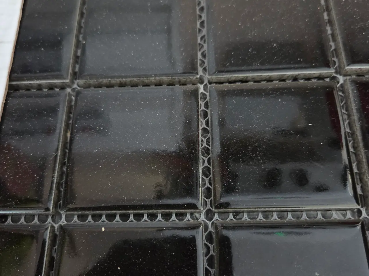 Billede 1 - Mosaik blank sorte 5x5cm