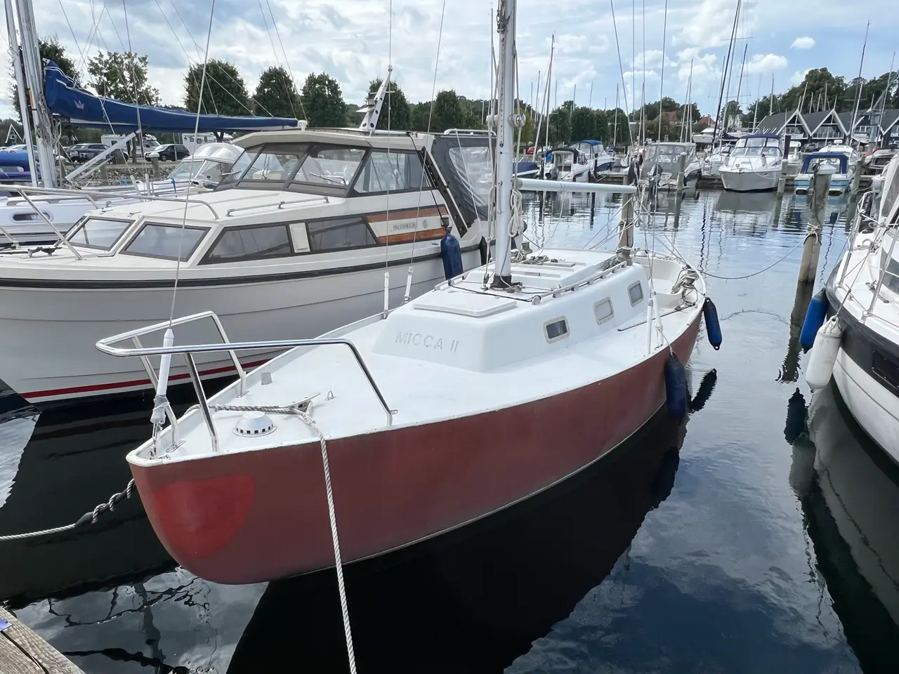 Billede 2 - Spækhugger sejlbåd rød D137