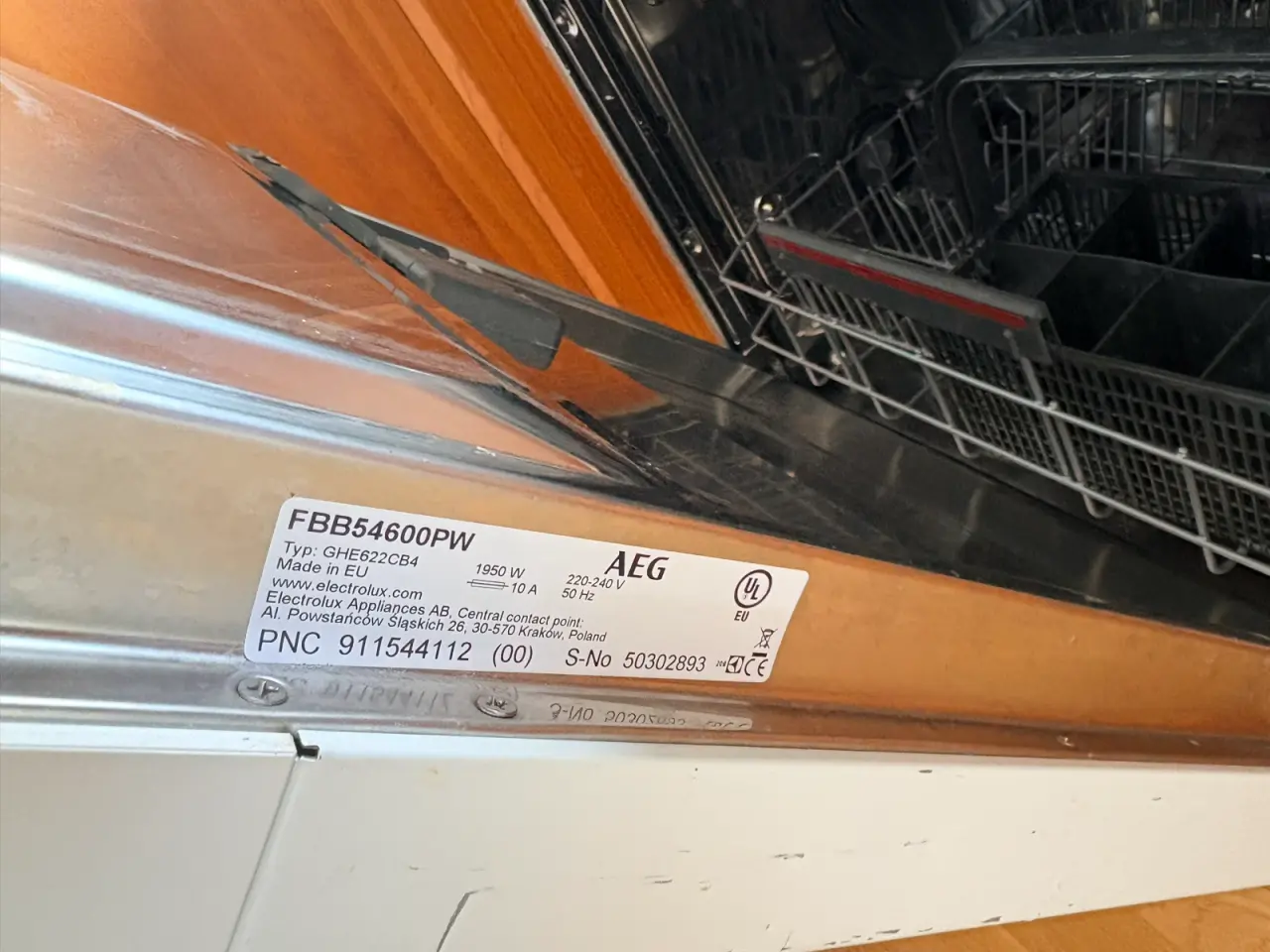 Billede 3 - Opvaskemaskine MRK. AEG