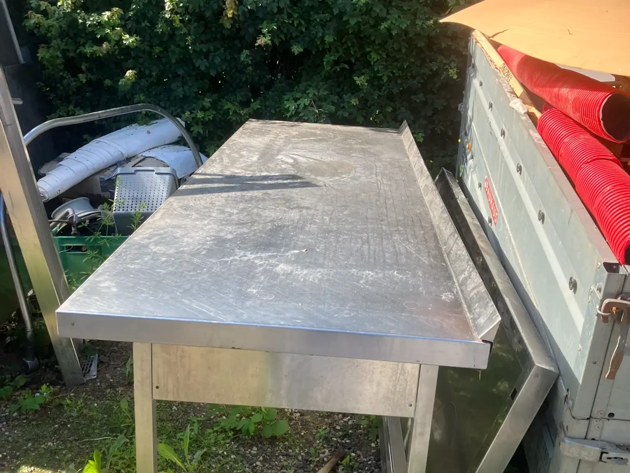 Billede 2 - Rustfri stålbord