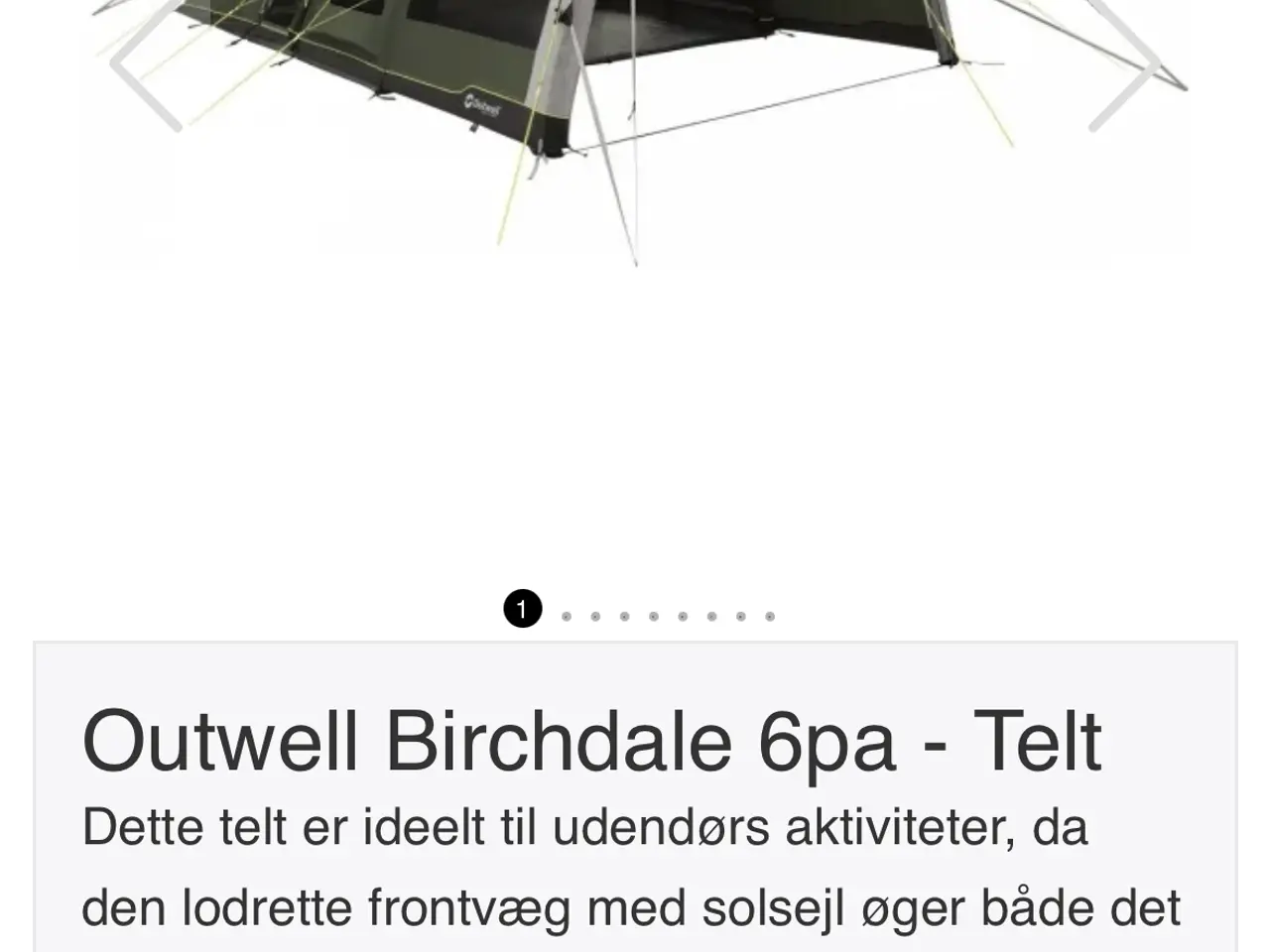 Billede 1 - Oppustelig 5 prs. Telte 