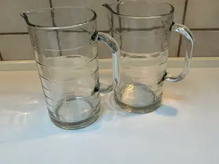 2 stk. Glaskander