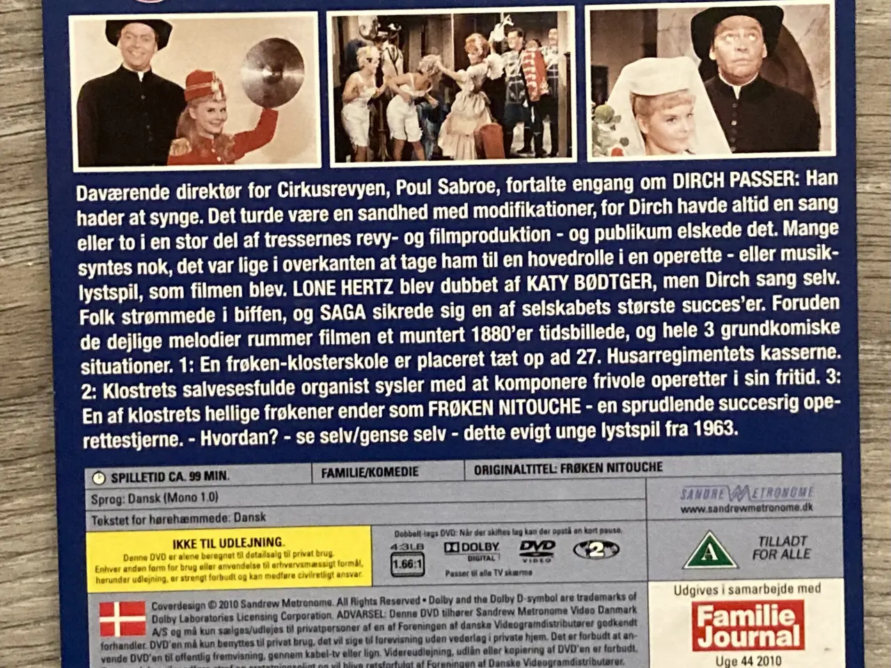 Billede 2 - DVD: Frøken Nitouche