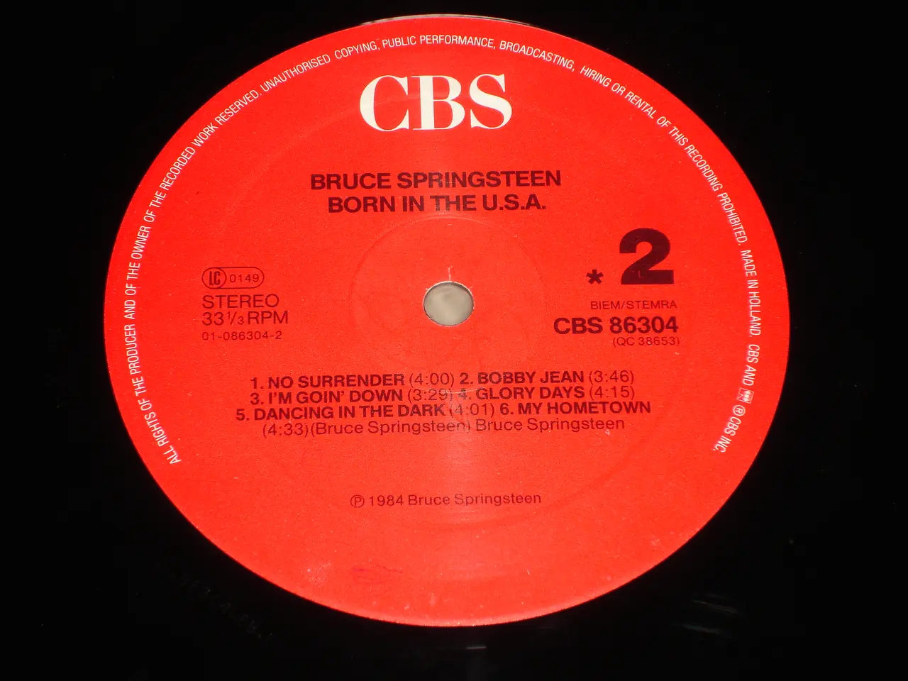 Billede 5 - (Sender gerne) Bruce Springsteen – Born In The U.S