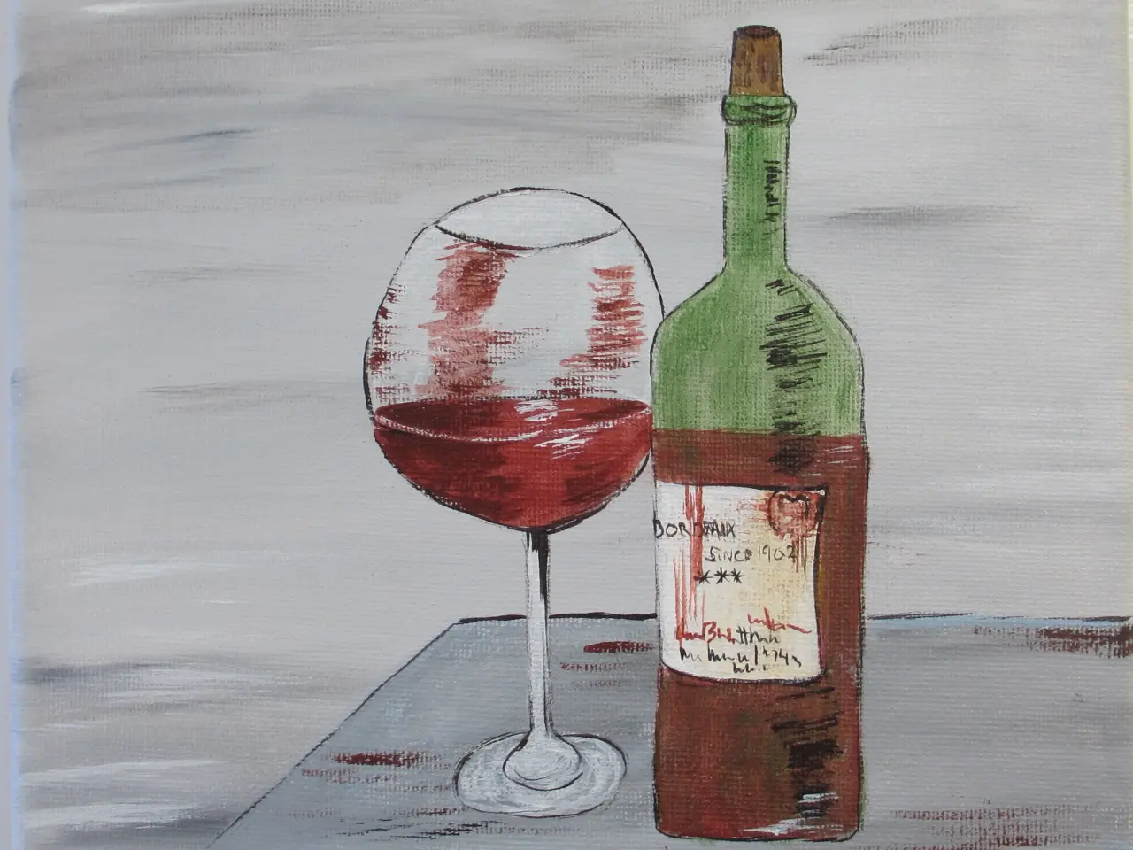 Billede 1 - ACRYL-MALERI nr. 493