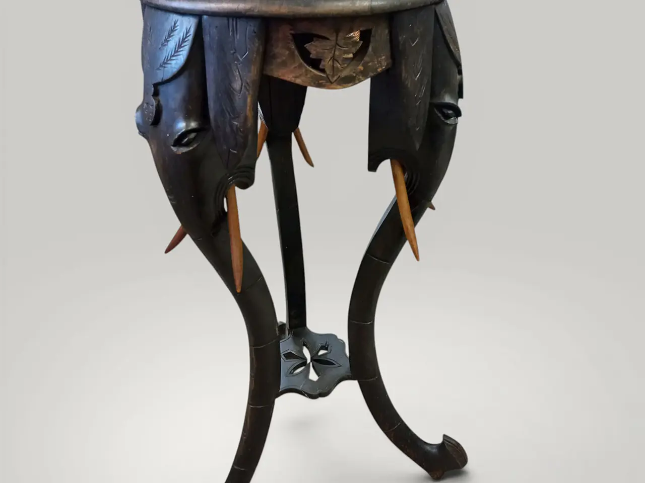 Billede 5 - Skulpturel vintage elefant plantestander