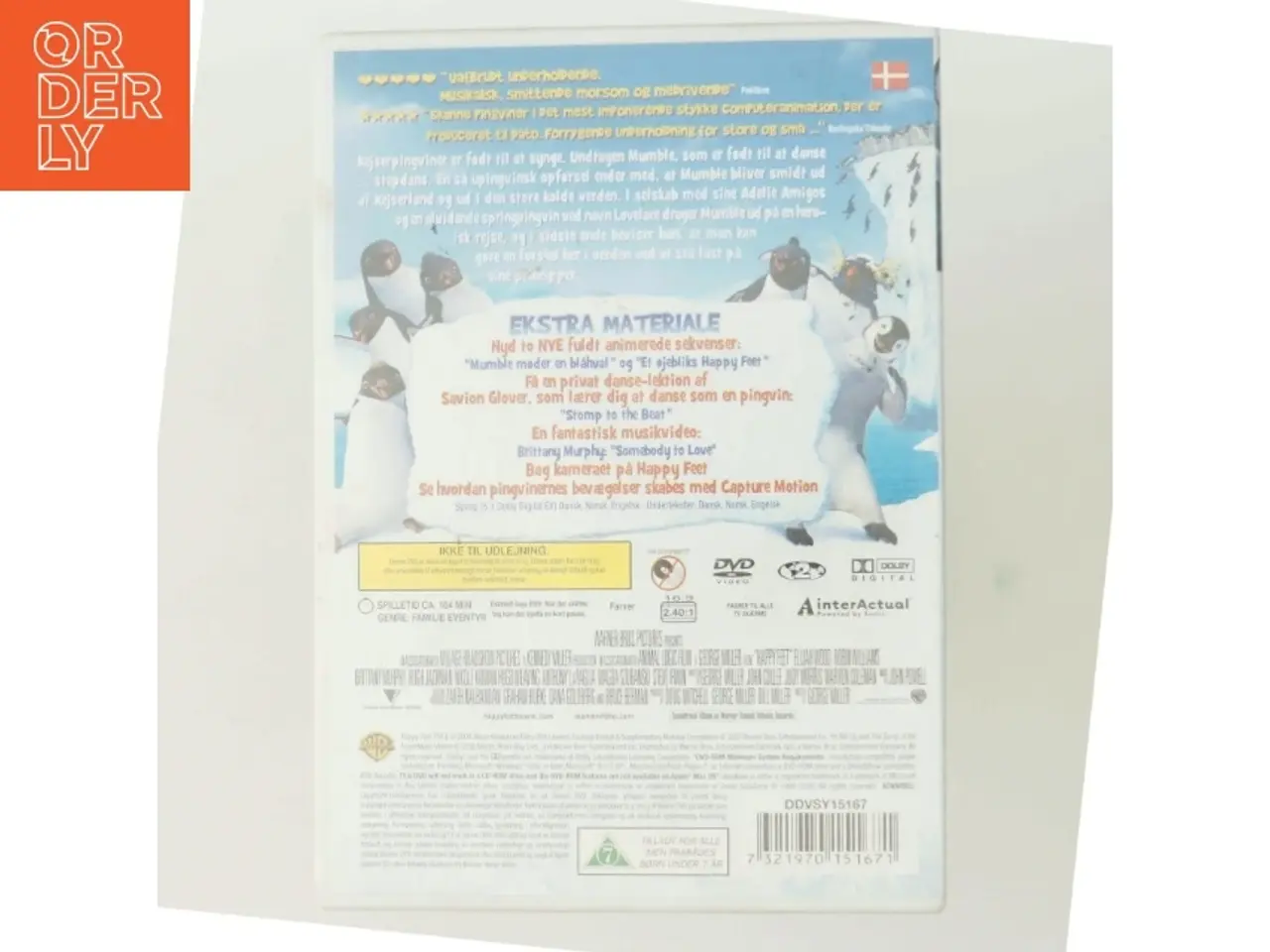 Billede 3 - Happy Feet                            <span class="label label-blank pull-right"<Standard edition</span< med Robin Williams (DVD