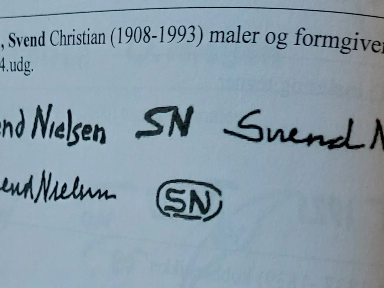 Billede 5 - SVEND NIELSEN - ( 1908 - 1993 ) - oliemaleri