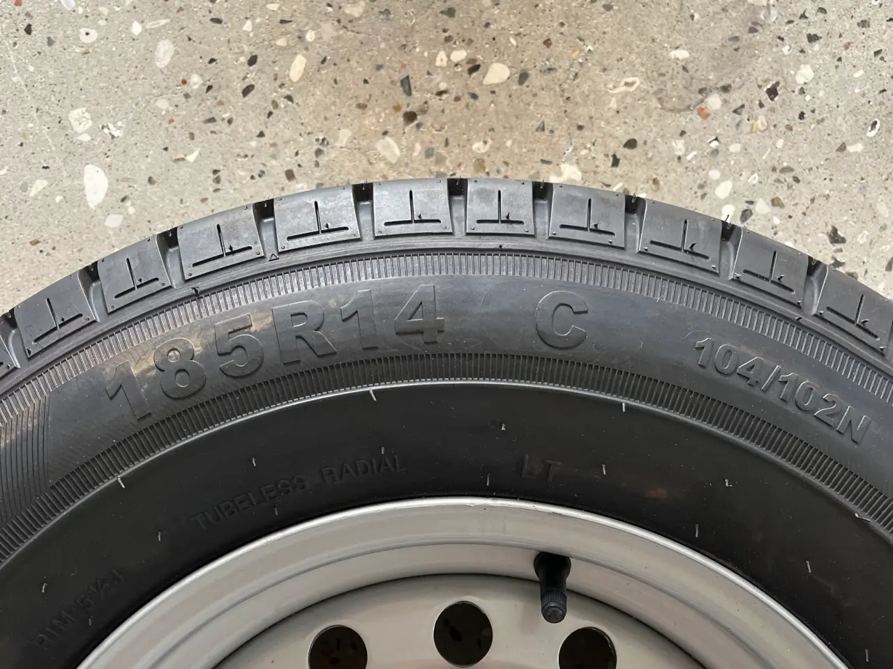 Billede 2 - Reservehjul til campingvogn 185 r 14