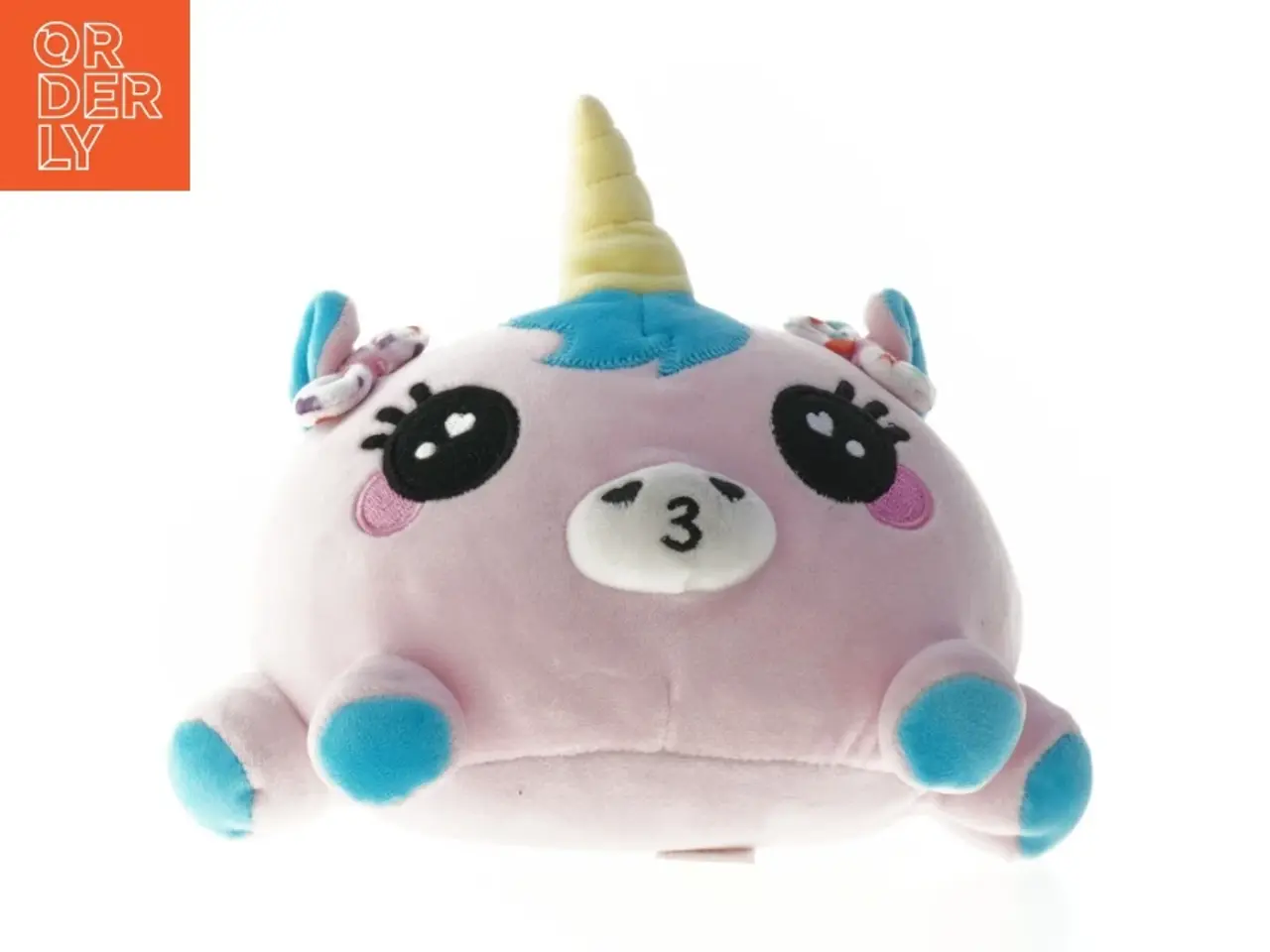 Billede 1 - Blød enhjørning bamse fra Wowwee (str. 23x15 cm)