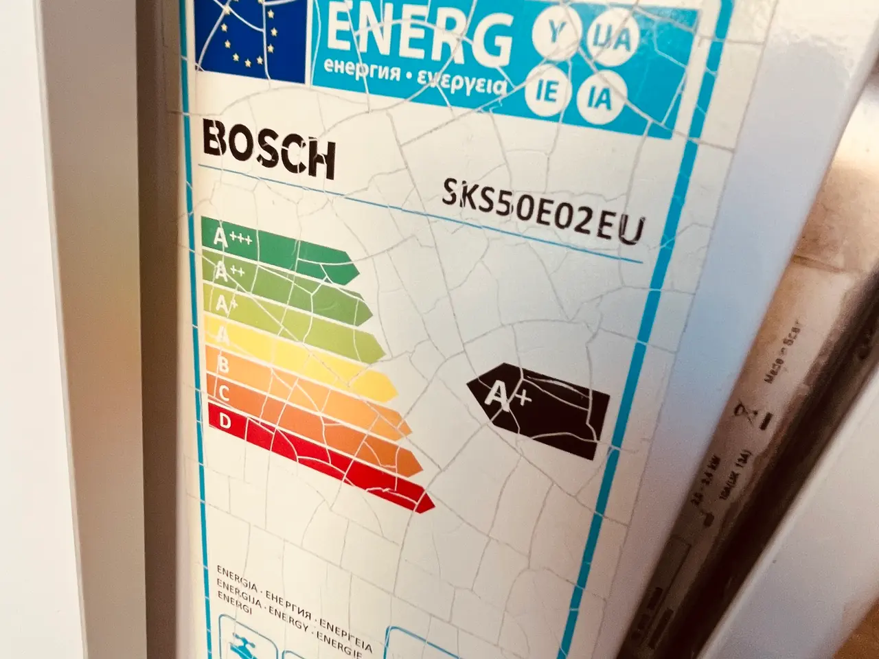 Billede 6 - Opvaskemaskine BOSCH SKS50E02EU