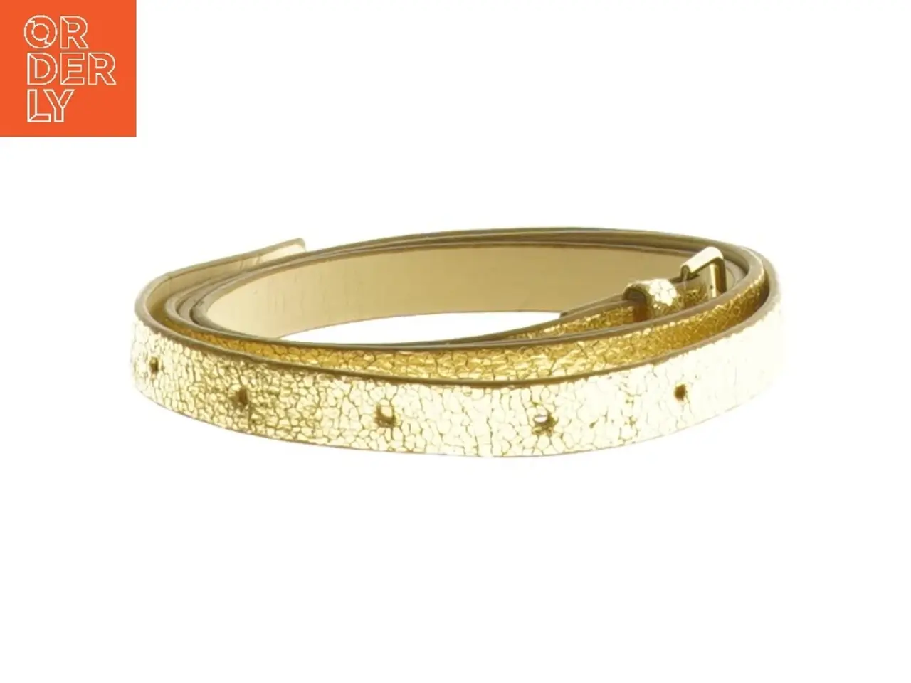 Billede 1 - Guld farvet bælte fra H&M (str. 112 cm)