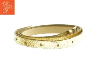 Guld farvet bælte fra H&M (str. 112 cm)