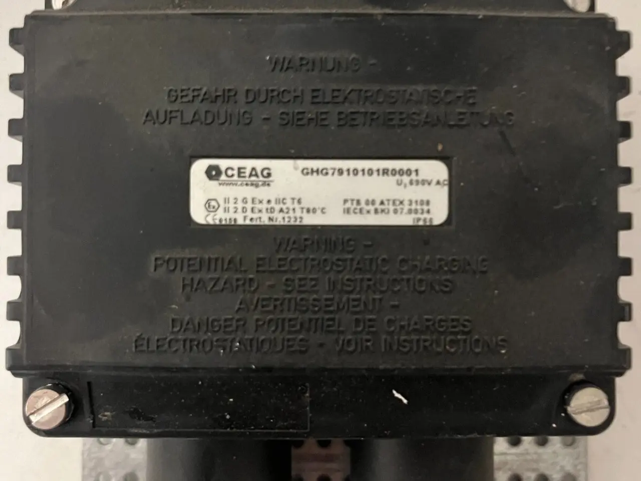 Billede 4 - CEAG GHG7910101R0001 ATEX Junction Box Ex e II T6
