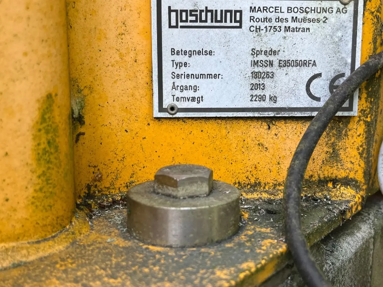 Billede 5 - Boschung Küper Weisser Combiwet IMSSN E35050 Ladspreder med befugtning.