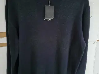 Ny Morgan sweater, str. L, mørkeblå 