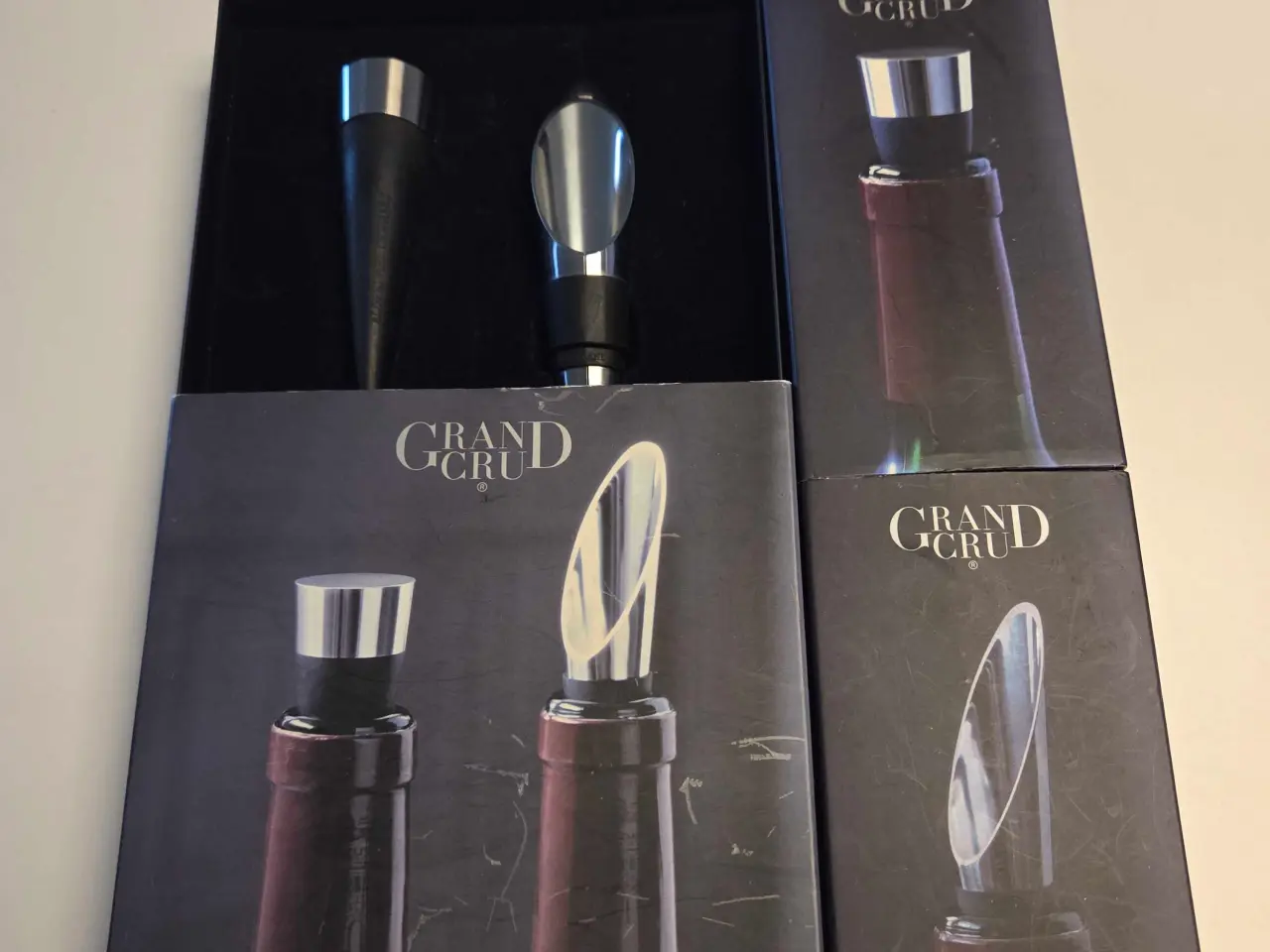 Billede 1 - Grand Cru vin- og serveringsprop 2 sæt