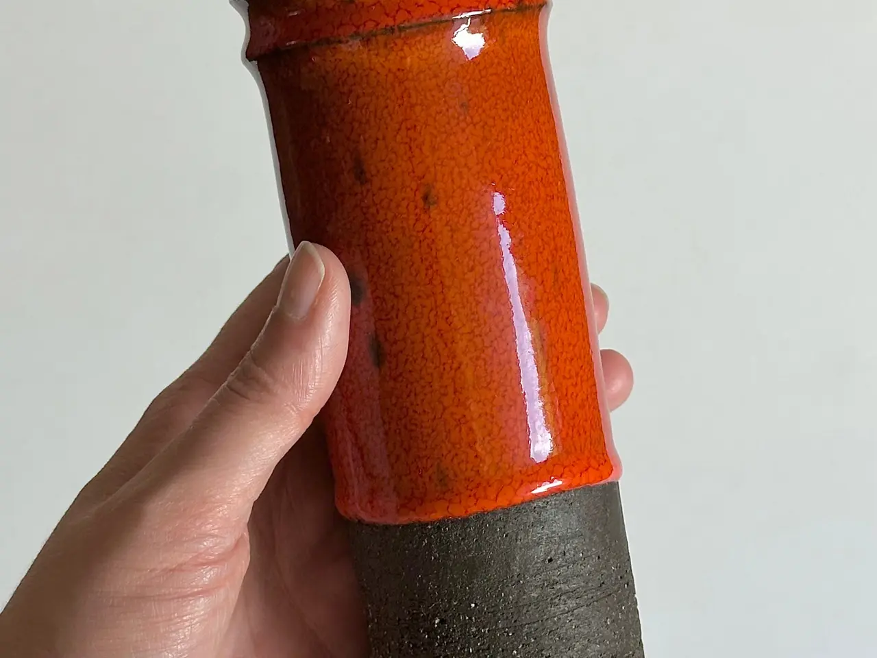 Billede 4 - Cylindrisk vase, keramik