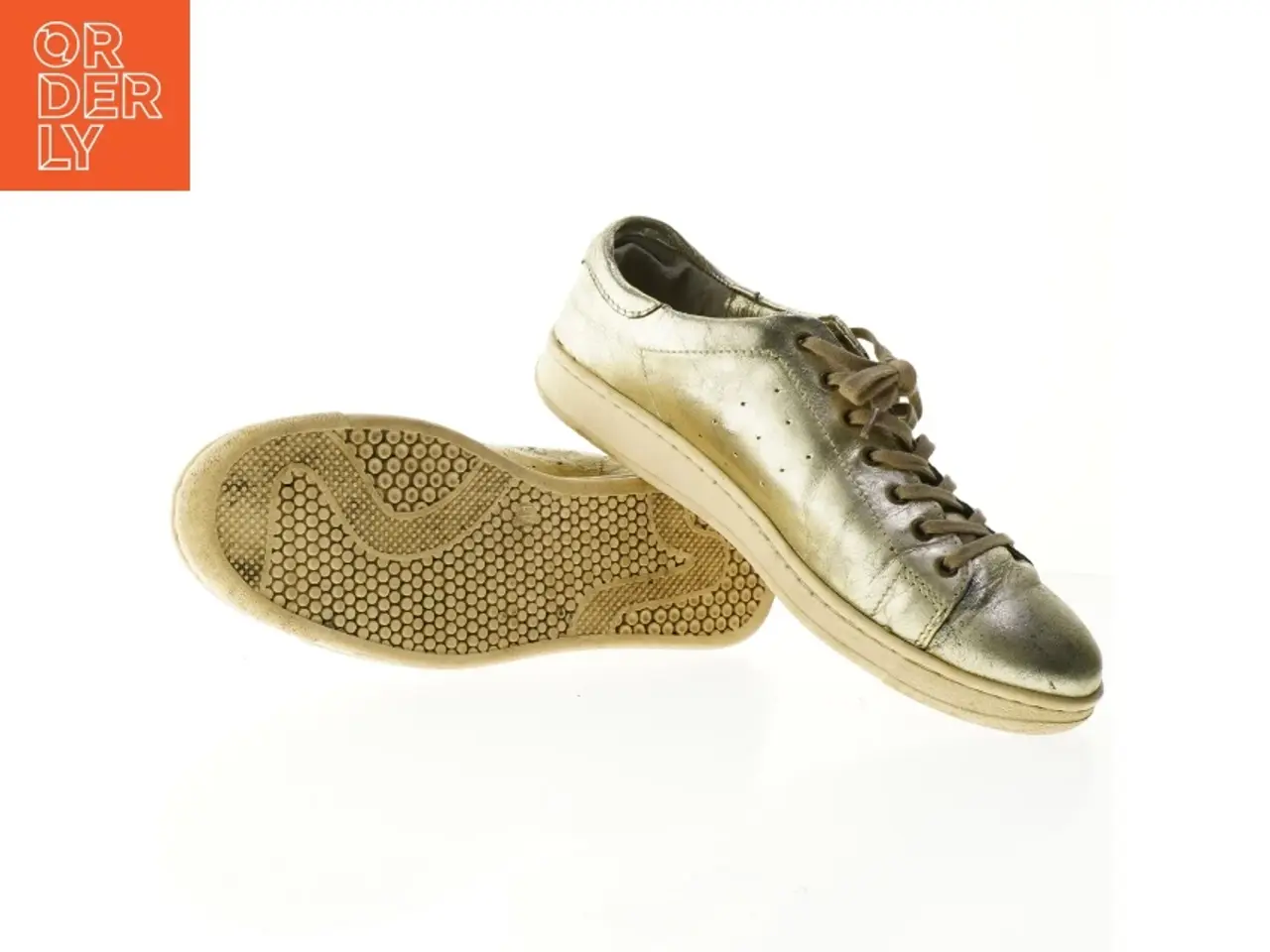 Billede 3 - Brugte "guld" sneakers