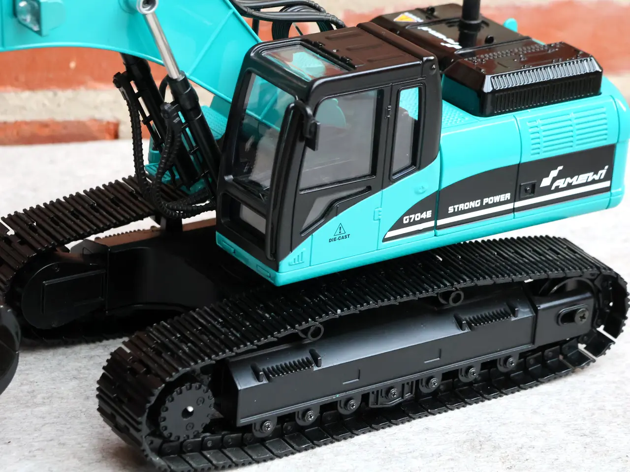 Billede 6 - Amewi G704E R/C fuld metal gravemaskine skala 1/14