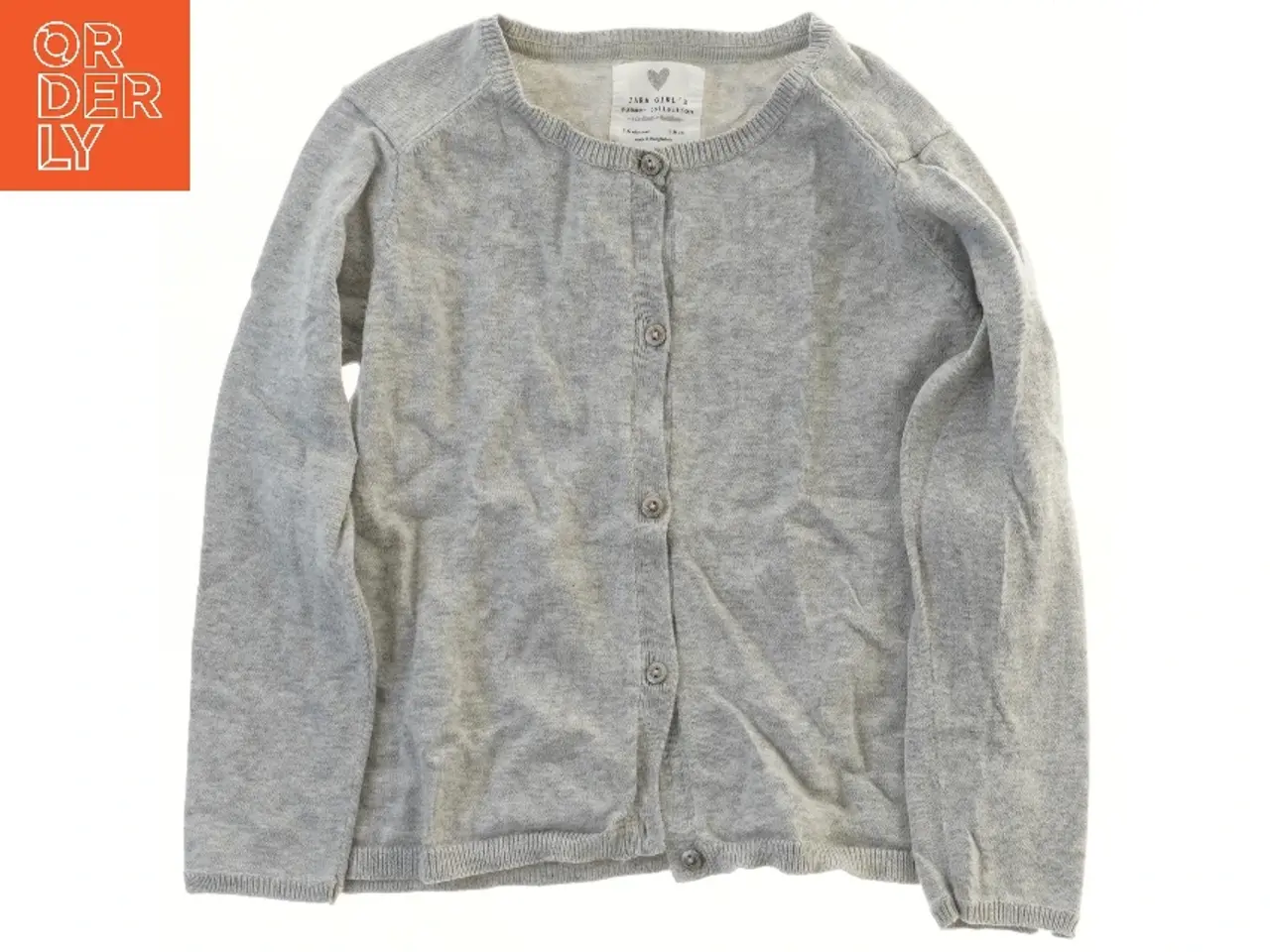 Billede 1 - Grå blød cardigan til piger fra Zara (str. 116)