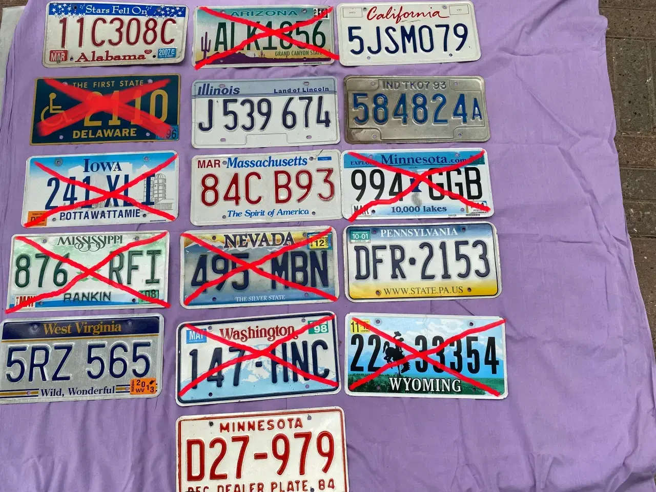 Billede 4 - USA Nummerplader