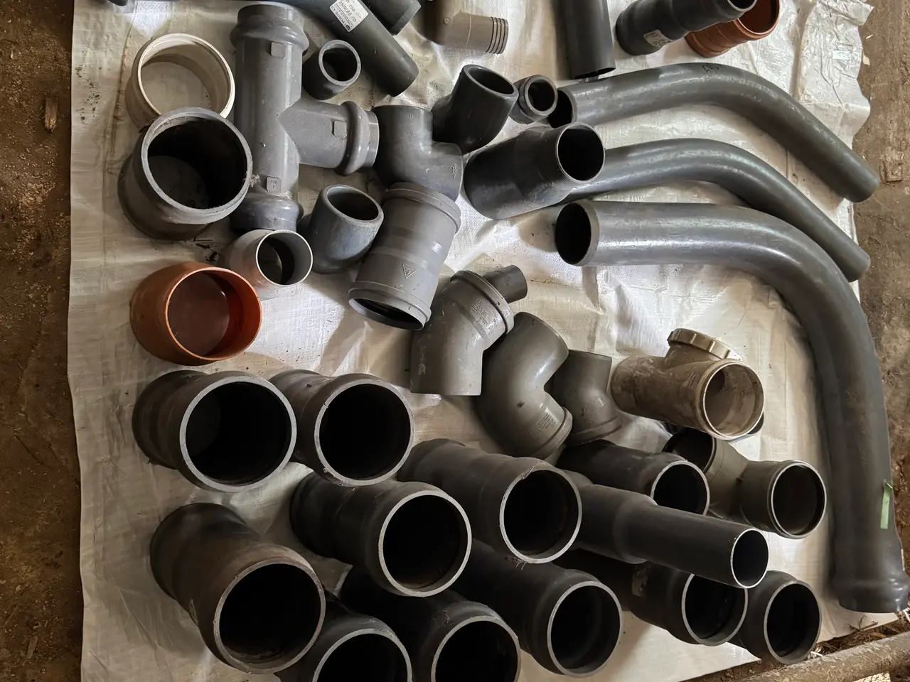 Billede 1 - VVS vand mest 110mm lidt 90mm /75mm/63 mm