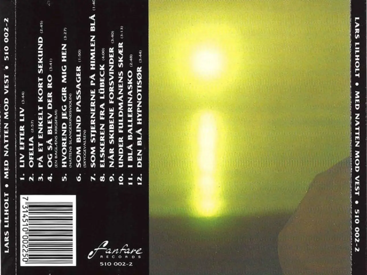 Billede 2 - Lars Lilholt – Med Natten Mod Vest – CD